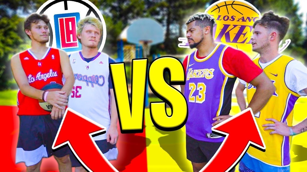 Lakers vs Clippers Basketball Challenges! ft. 2HYPE