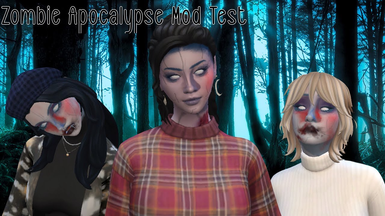 Testing the zombie apocalypse mod [13+ MOD]