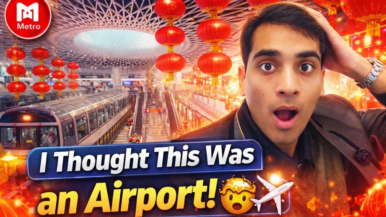 China Built a Metro That Feels Like an Airport! | Gangxia North 🚇