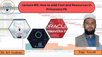 How to add Cost and Resources in Primavera P6 | Dr KS Academy