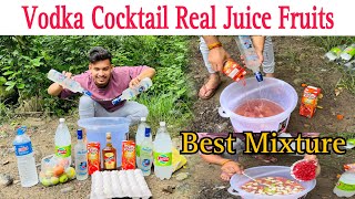Vodka Cocktail With Real Juice Sprite Fruits || Vodka Cocktail || Vodka Mixture