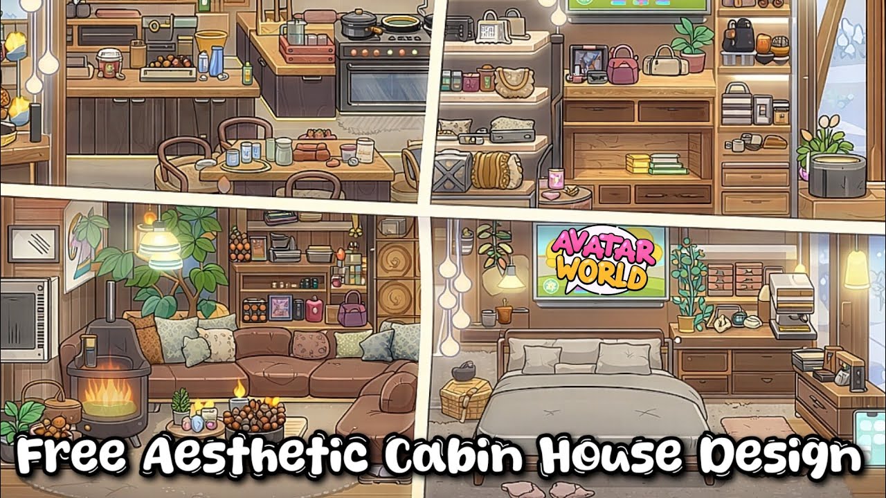 Бесплатный дизайн эстетичного домика | Мир Аватара #avatarworld #aesthetic #fypシ