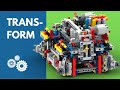 Transforming Lego Technic Moc driving sideways and parking  | Complex transmission