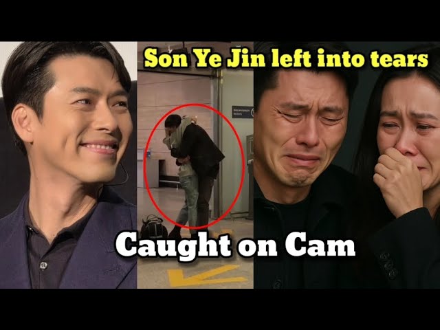 UNSEEN! HYUN BIN AND SON YE JIN EMOTIONAL GOODBYE! SON YE JIN' REACTION  BROKE HEARTS OF EVERYONE!!! - YouTube