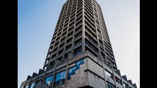 AfE Turm Sprengung UNI Frankfurt am Main 02.02.2014 - Uniturm TOP SICHT - NUR 150 Meter + Zeitlupe