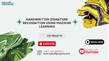 HANDWRITTEN SIGNATURE RECOGNITION USING MACHINE LEARNING