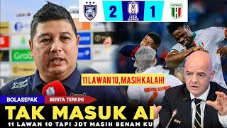 Gila Jdt Tinggal 10 Pemain Tapi Masih Menang, Kuching City Terkedu Di Stadium Sultan Ibrahim