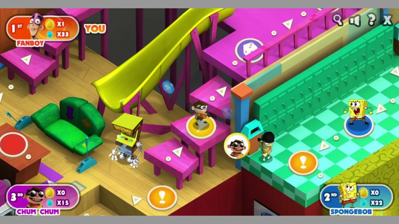 Nickelodeon Block Party - Fanboy & Chum Chum Board