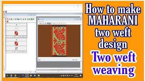 Maharani two weft design WEAVING | Maharani Weaving | Product creator | Jacquard Design