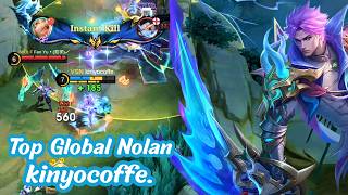 [83.8% WR] Top 1 Global Nolan - kinyocoffe. - Mobile Legends Emblem, Build and Gameplay