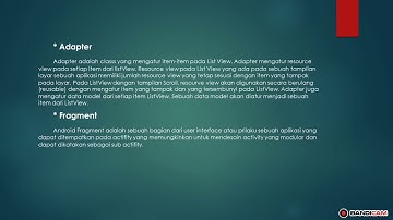 Tugas Video Mobile Programming