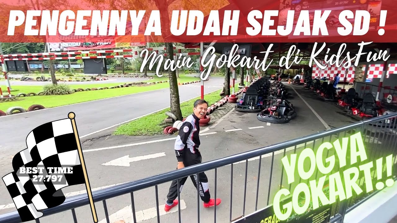 MAIN GOKART DI JOGJA !! SIRKUITNYA BAGUS SEKALI YOGYA GOKART 2023 