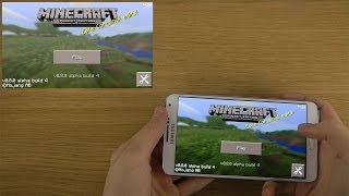 Minecraft Pocket Edition Samsung Galaxy Ace 4 4K Gameplay Review