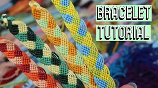 Braided Leaves Tutorial [CC] || Friendship Bracelets