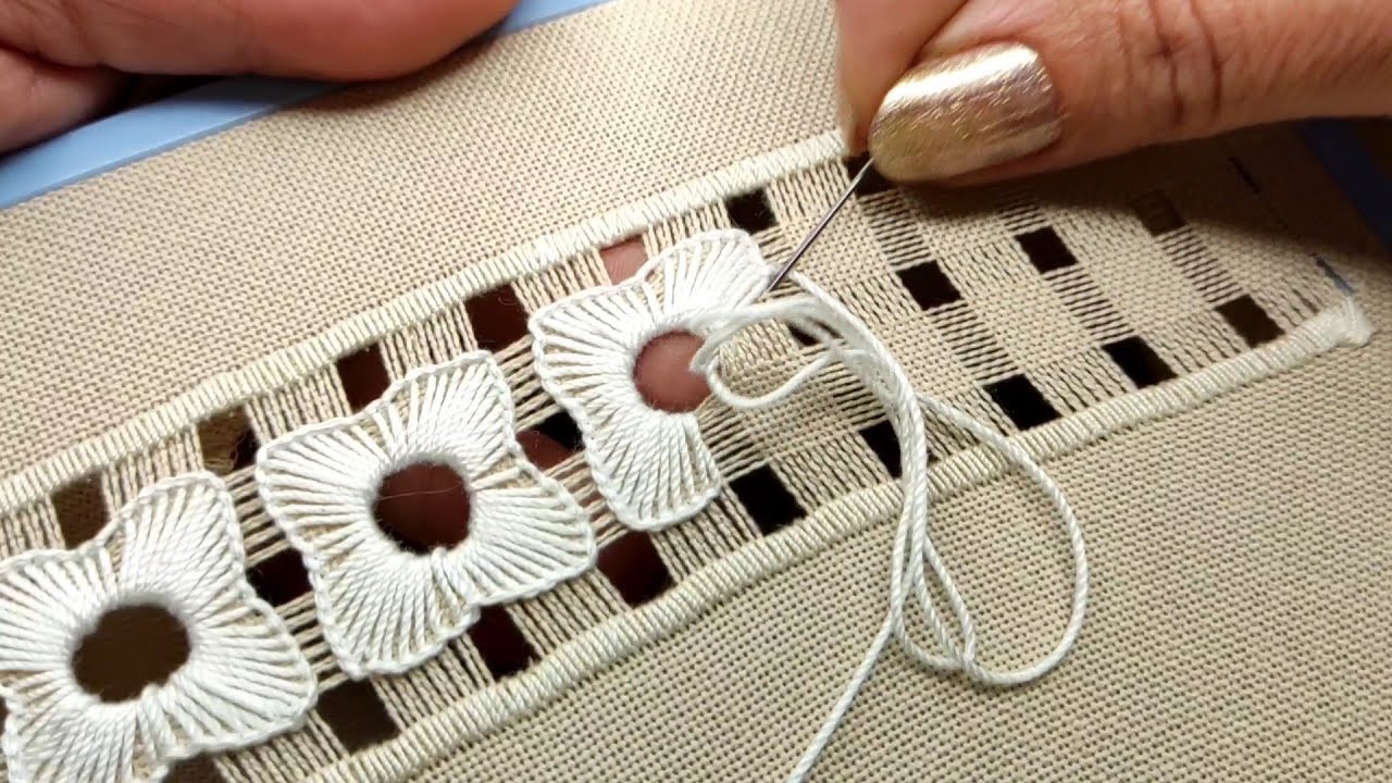 Вишивання КРАСИВОЇ Мережки | Hand Embroidery Process | Beautiful Design