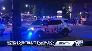 Savannah police, Chatham County Sheriff's Office respond to bomb threat at Hyatt