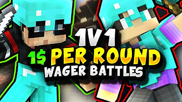Minecraft PvP: Wager Battles 1v1 - A Dollar Per Round