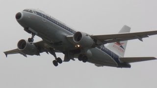 American Airlines A319-112 [Allegheny] [N745VJ] Takeoff Charlotte CLT