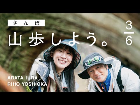 【山歩しよう。】吉岡里帆と井浦新が、ただゆったりと歩く御岳山 #3 不思議な形の杉からパワーを貰いました