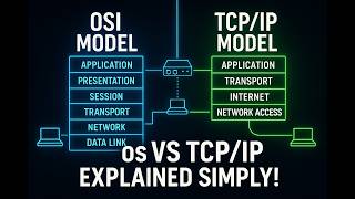 Osi Model Vs Tcpip Model Explained Simply Networking Basics For Beginners