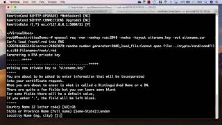 Final touches and publishing Legacy   Configuring Apache to use an HTTPS SSL certificate