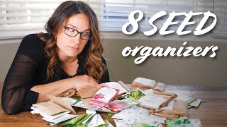 8 Seed Organizers + My DIY Seed Storage Box System