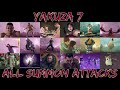 Yakuza 7 - ALL 18 Summon Attacks [4K]