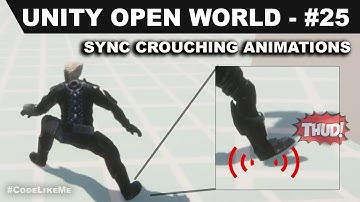 Unity Open World #25 - Sync Crouch Blendtree with Speed