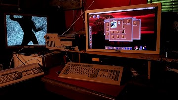 Aros 68k running on the classic Amiga 2000 / Vampire V500