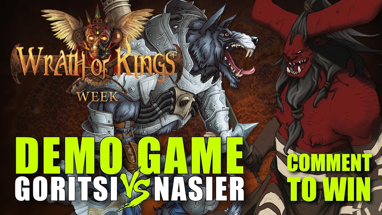 Wrath of Kings Week: Demo Game - Honor and Treachery Starter Box - YouTube