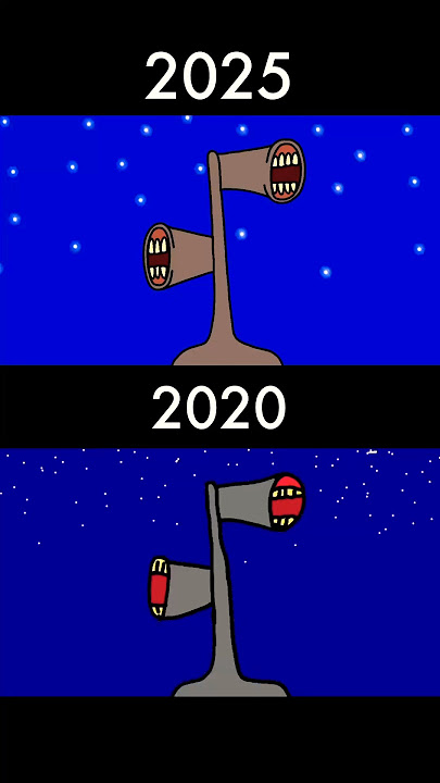 Which year is better!? #sirenhead #cartooncat #trevorhenderson #animation #greenlightcreations #yt