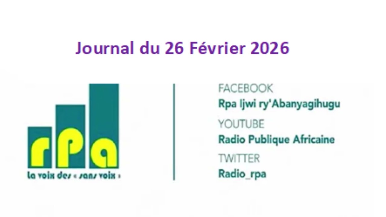 Journal du 26 Février 2026