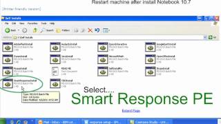 Getting Started with Smart Response PE.