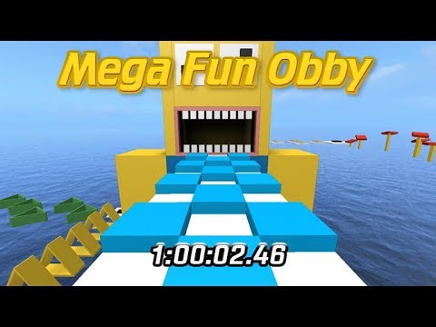 Roblox Mega Fun Obby 550 Stage Speedrun 1 00 02 46 Former - the longest obby in roblox stage 1000 roblox