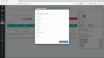 SISTEMA DE VENTA ROPA Y CALZADO
