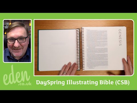Illustrating Bible CSB Green (Spiral Bound)