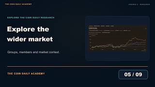 Information 5. Explore the wider market | The Coin Daily Research Course News
