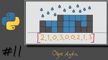 #11 Yağmur Suyu Tutma Algoritması | Python ile Algoritmalar (2021)