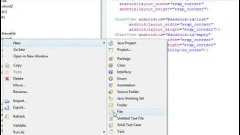 Android NotePad Tutorial video 2/16