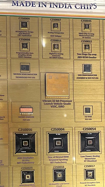 First ‘Made in India’ Chips! 🇮🇳📍SEMICON India 2025 #first #chip #india #semiconductor #mission