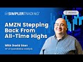 Amzn stepping back from alltime highs  simpler trading