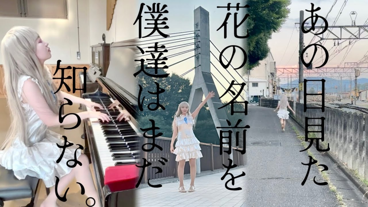 ストリートピアノ】めんまはね、「secret base～君がくれたもの～」を 