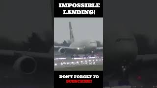 MUST SEE THIS PLANE LANDING! *WOW* #Shorts