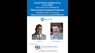 Candidate Forum: Pierce County Assessor/Treasurer