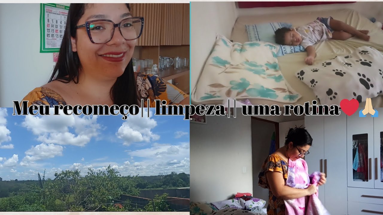 Meu recomeço  2026|| Rotina e limpeza ❤️