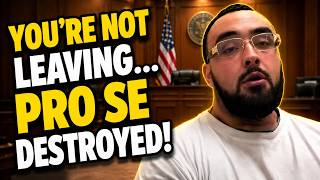 PRO SE Defendant Keeps Interrupting the Judge... Then His Bond Request Is DENIED!