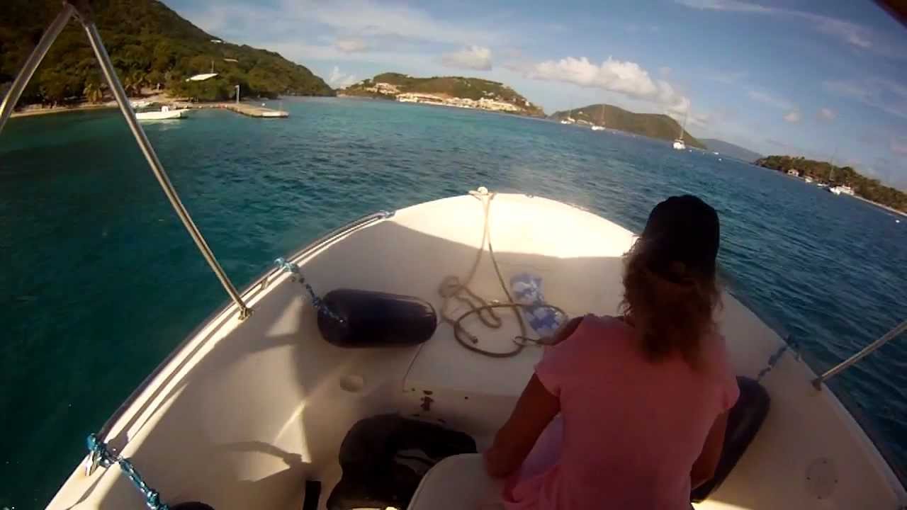 Boating Great Camanoe Island BVI YouTube