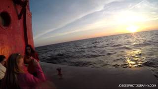 Bike Ride out to the Muskegon Lighthouse - GoPro4 1080p Headmount