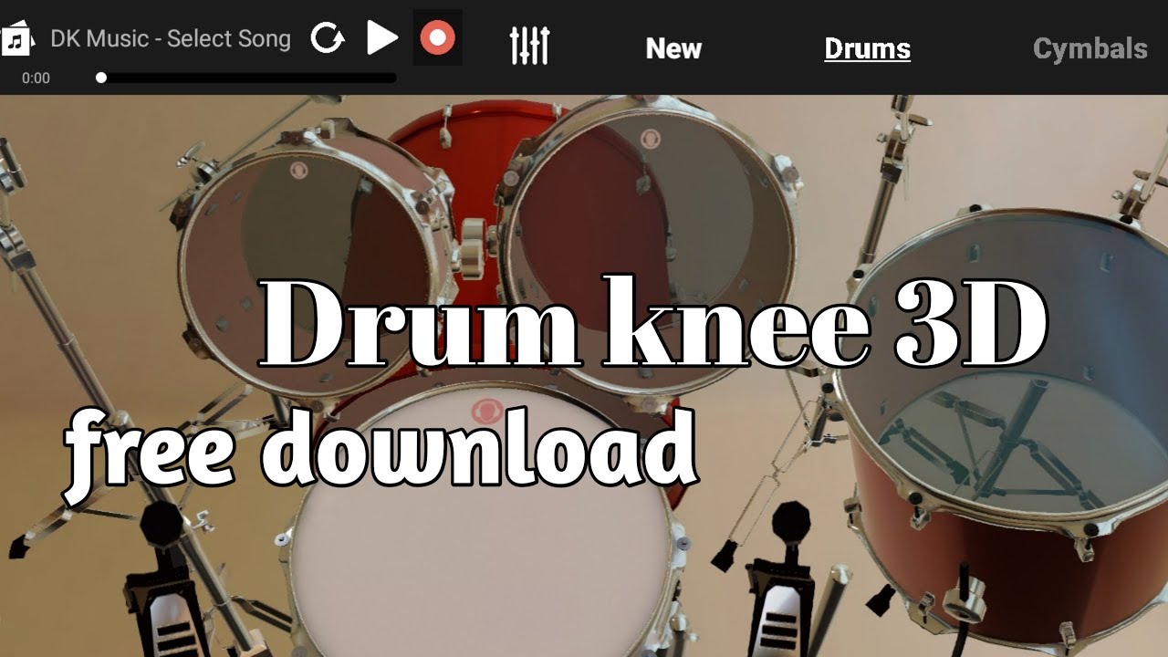Drum Android Drum knee 3D free download in play store [ TEAST drum