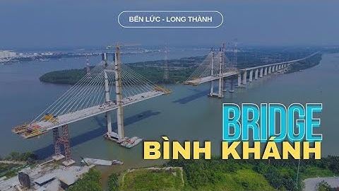 TIẾN ĐỘ CẦU BÌNH KHÁNH & ĐƯỜNG LÊN CAO TỐC BẾN LỨC LONG THÀNH (NHÀ BÈ) - NGÀY 23/01 - FLYCAM 4K
